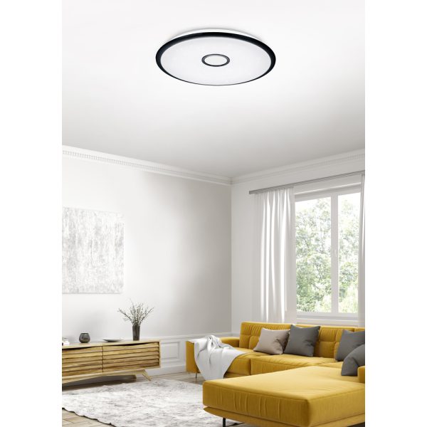 Plafondlamp Trio Leuchten Okinawa zwart