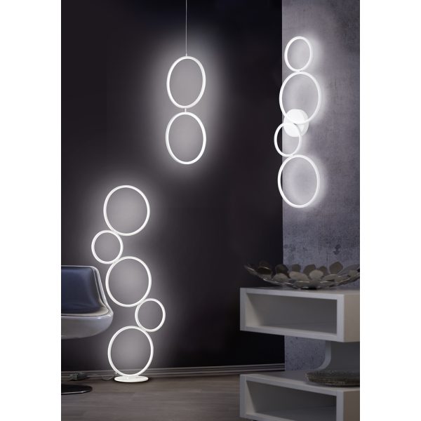 Plafondlamp Trio Leuchten Rondo wit