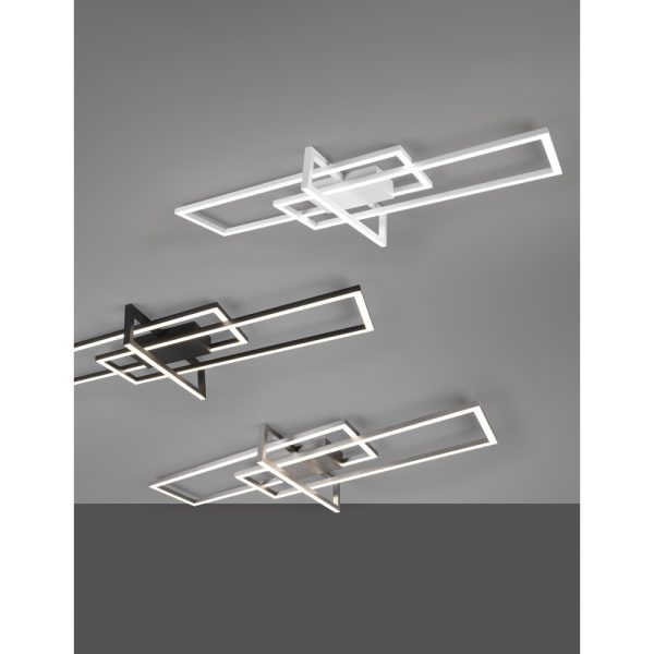 Plafondlamp Trio Leuchten Salinas wit