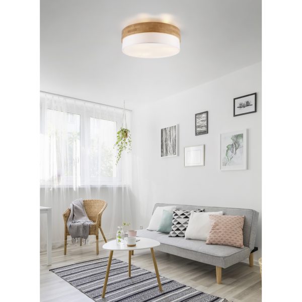 Plafondlamp Trio Leuchten Seasons nikkel