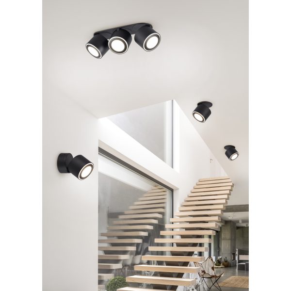 Plafondlamp Trio Leuchten Taurus zwart - Image 7