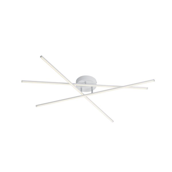 Plafondlamp Trio Leuchten Tiriac wit