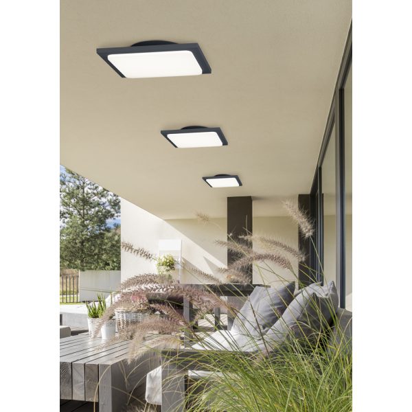 Plafondlamp Trio Leuchten Trave antraciet - Image 3