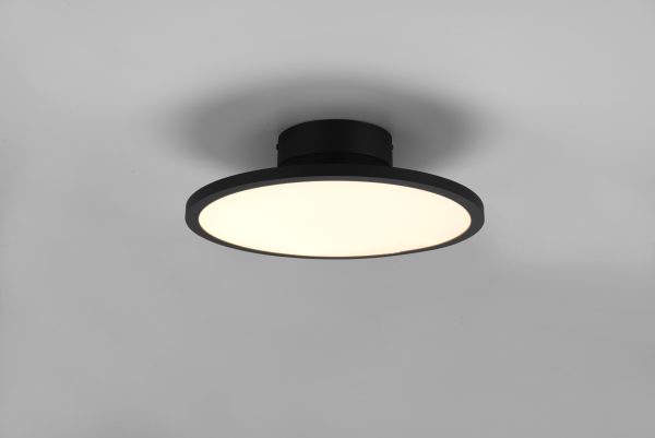 Plafondlamp Trio Leuchten Tray zwart - Image 2