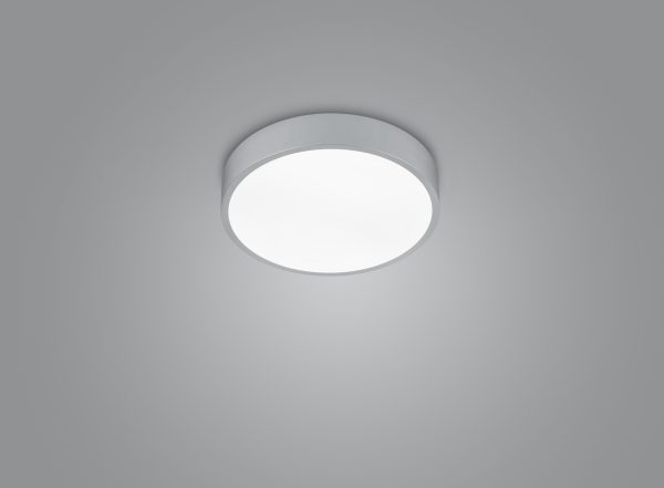Plafondlamp Trio Leuchten Waco zilver