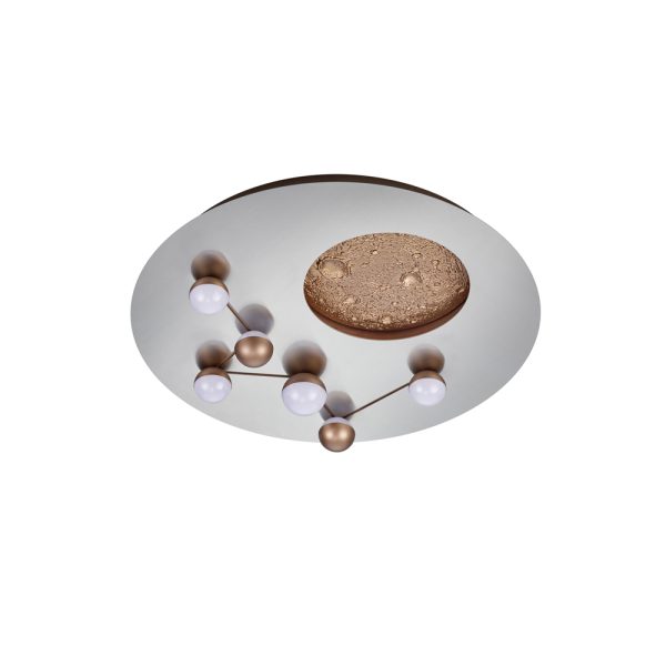 Plafondlamp Trio Leuchten Zodiac aluminium - Image 3