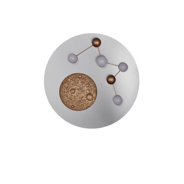 Plafondlamp Trio Leuchten Zodiac aluminium - Image 4