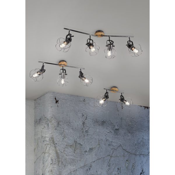 Spot Trio Leuchten Madras  zilver