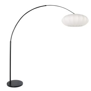 Steinhauer Sparkled light vloerlamp – Draai- en/of kantelbaar – E27 (grote fitting) – wit en zwart