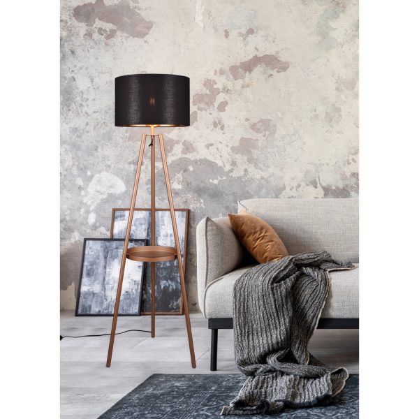 Vloerlamp Reality Colette bruin