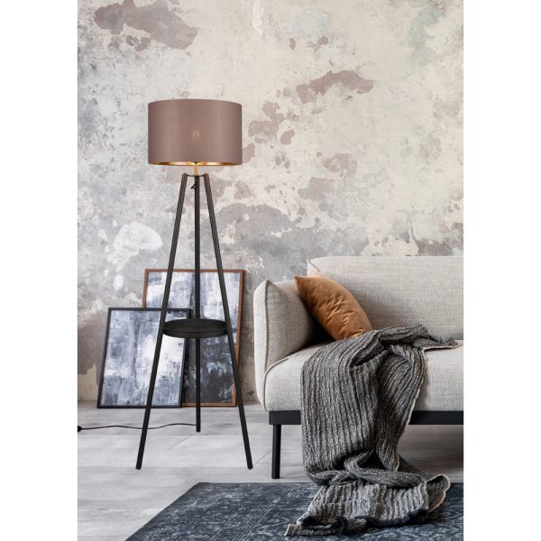 Vloerlamp Reality Colette zwart