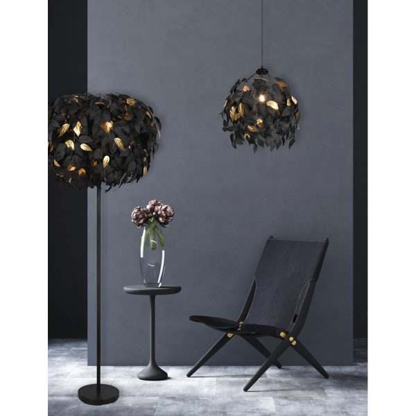 Vloerlamp Reality Leavy zwart
