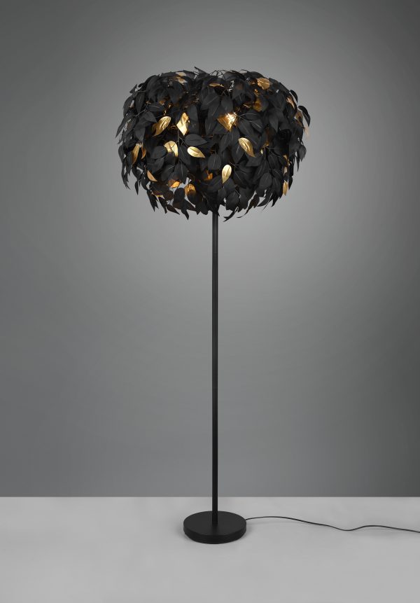 Vloerlamp Reality Leavy zwart - Image 2