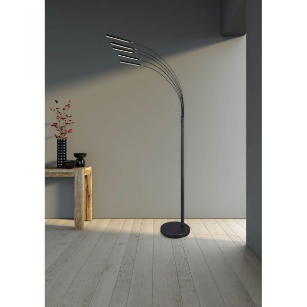 Vloerlamp Reality Reed nikkel