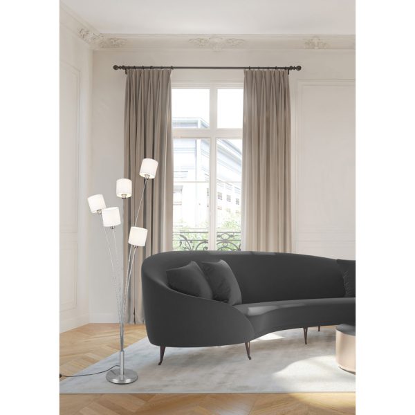Vloerlamp Reality Tommy nikkel