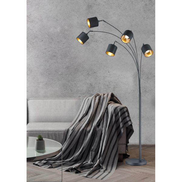 Vloerlamp Reality Tommy zwart
