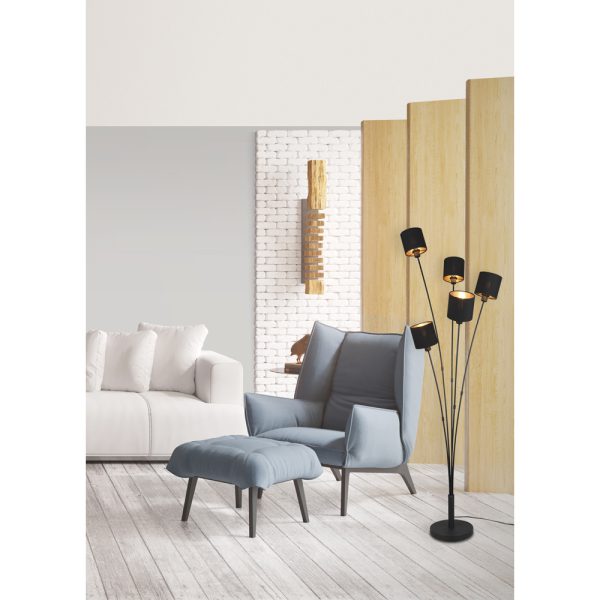 Vloerlamp Reality Tommy zwart