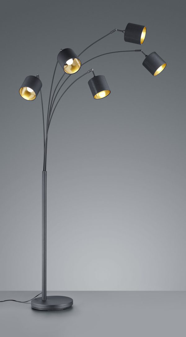 Vloerlamp Reality Tommy zwart - Image 2