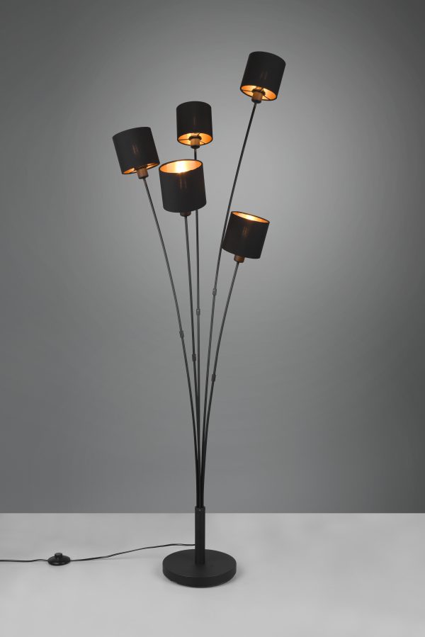 Vloerlamp Reality Tommy zwart - Image 2