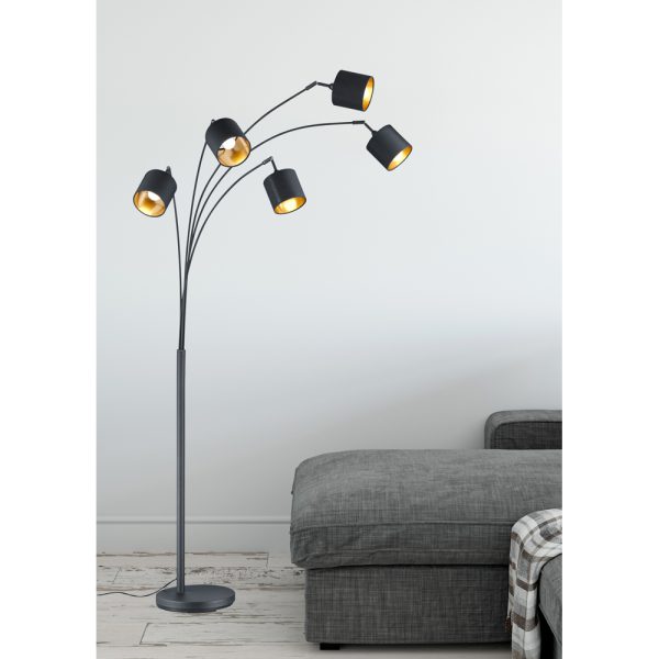 Vloerlamp Reality Tommy zwart - Image 4
