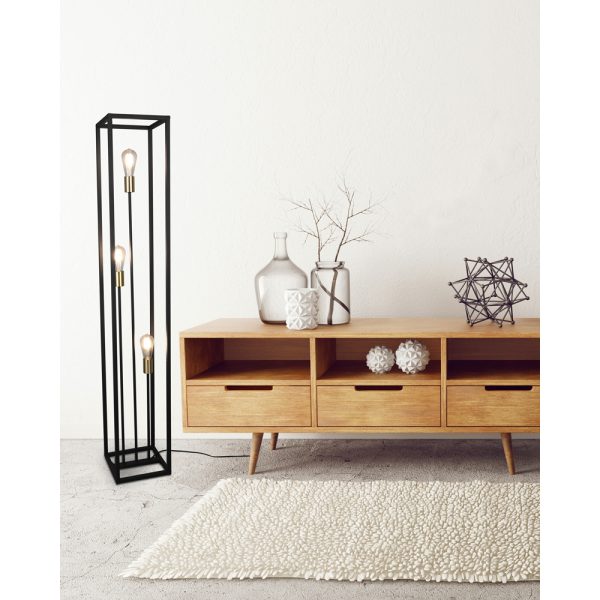Vloerlamp Reality Vito zwart