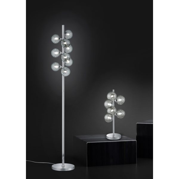 Vloerlamp Trio Leuchten Alicia chroom