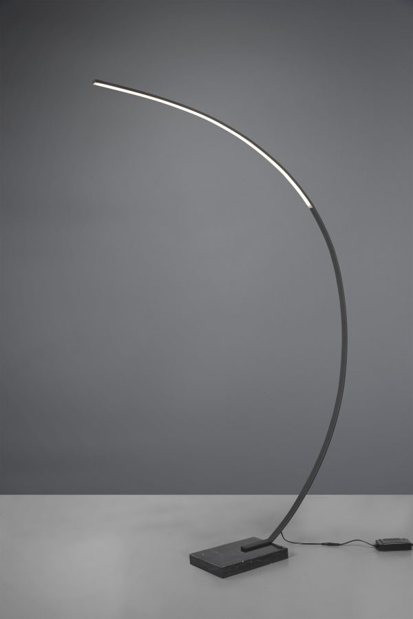 Vloerlamp Trio Leuchten Bangkok zwart - Image 2