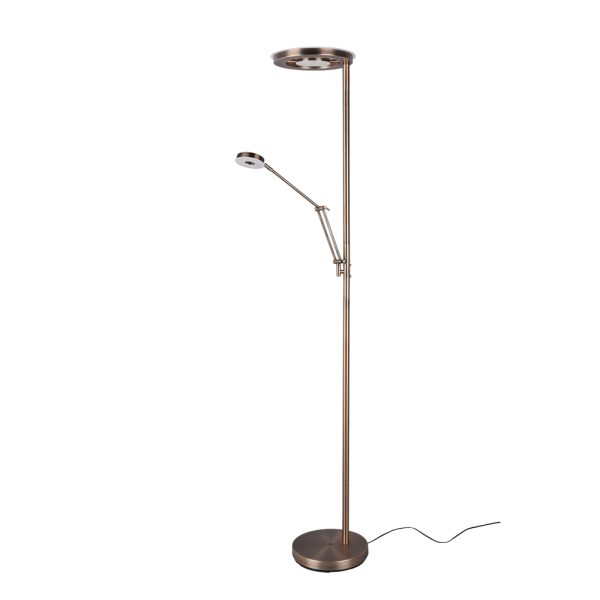Vloerlamp Trio Leuchten Barrie oud brons - Image 4