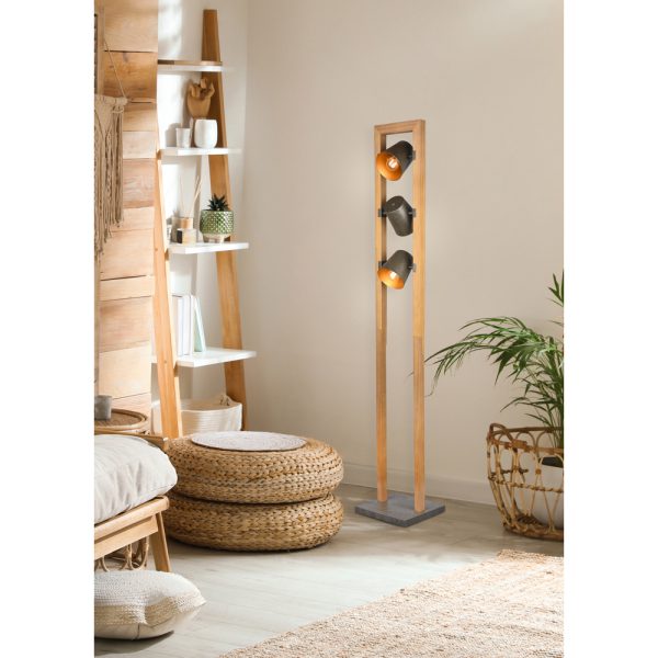 Vloerlamp Trio Leuchten Bell  nikkel