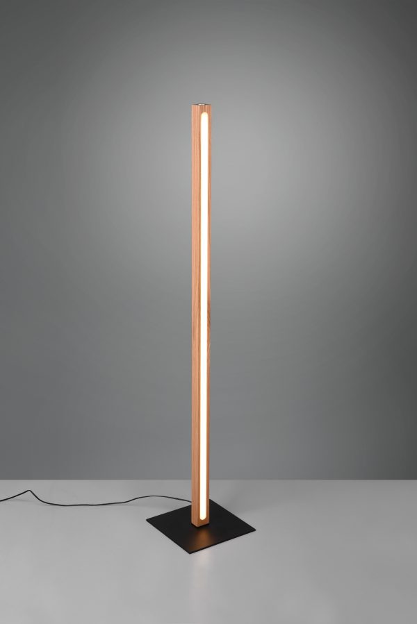 Vloerlamp Trio Leuchten Bellari hout