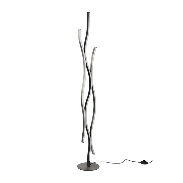 Vloerlamp Trio Leuchten Blaze aluminium - Image 2