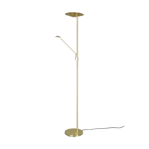 Vloerlamp Trio Leuchten Brantford messing - Image 3