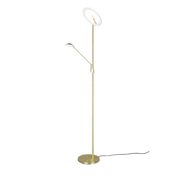 Vloerlamp Trio Leuchten Brantford messing - Image 4