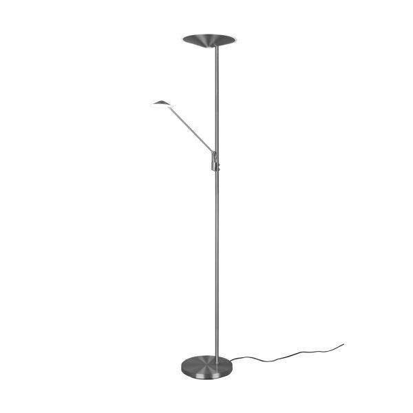 Vloerlamp Trio Leuchten Brantford nikkel - Image 3