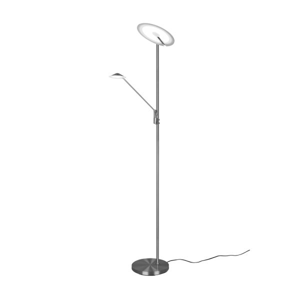 Vloerlamp Trio Leuchten Brantford nikkel - Image 4