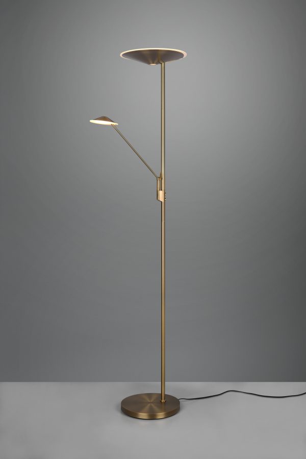 Vloerlamp Trio Leuchten Brantford oud brons - Image 2