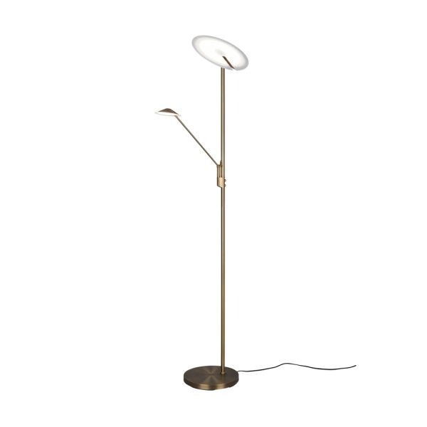 Vloerlamp Trio Leuchten Brantford oud brons - Image 5