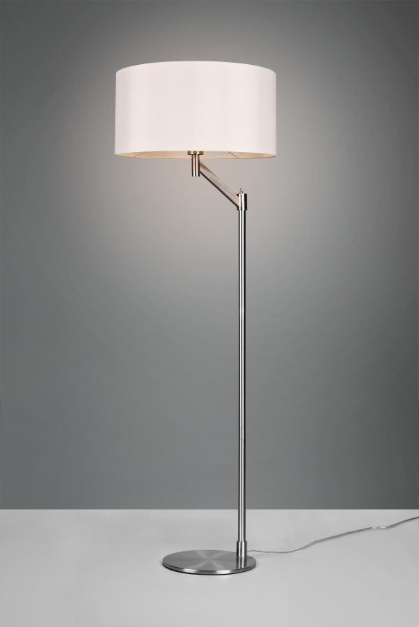 Vloerlamp Trio Leuchten Cassio nikkel - Image 2