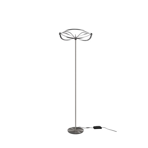Vloerlamp Trio Leuchten Charivari nikkel - Image 2