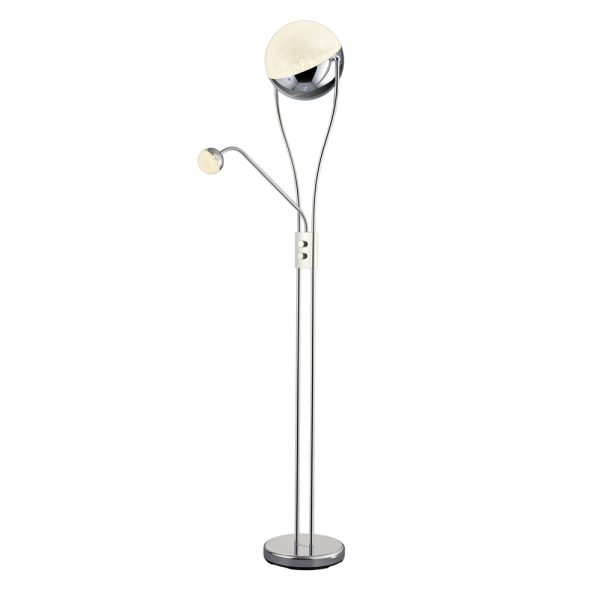 Vloerlamp Trio Leuchten Chris chroom - Image 2