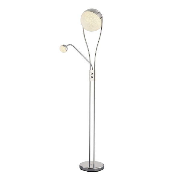 Vloerlamp Trio Leuchten Chris chroom - Image 3