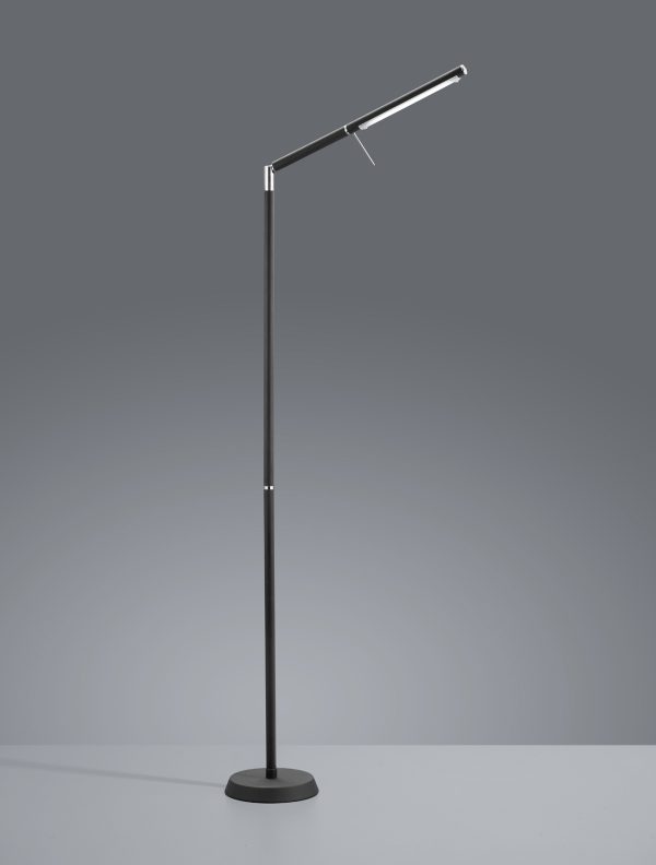 Vloerlamp Trio Leuchten Filigran zwart - Image 2