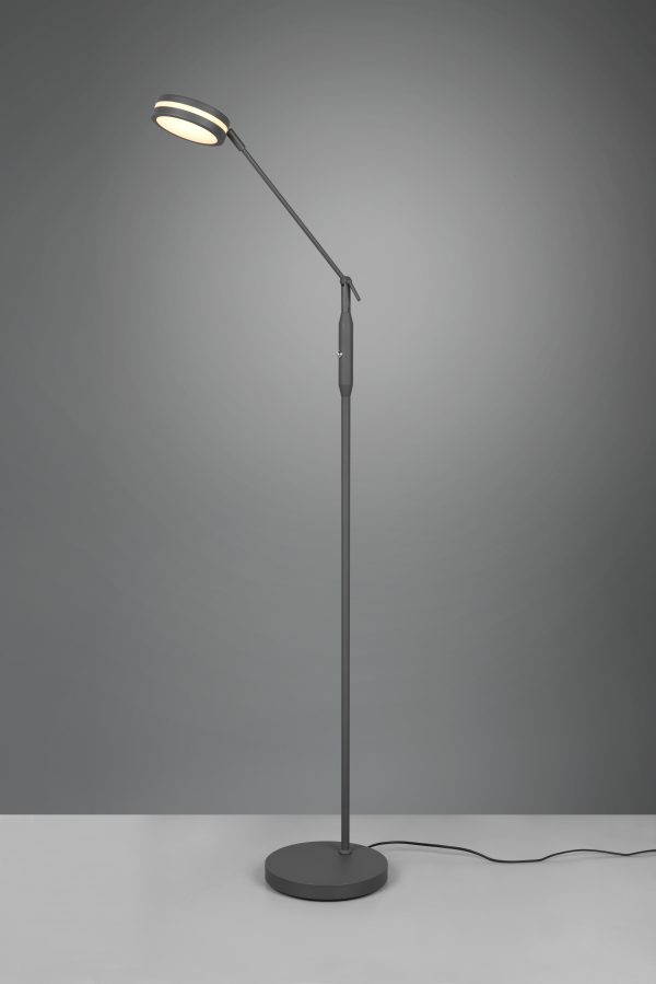 Vloerlamp Trio Leuchten Franklin antraciet - Image 2