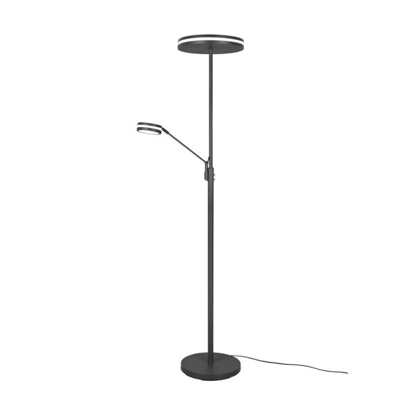 Vloerlamp Trio Leuchten Franklin antraciet - Image 4