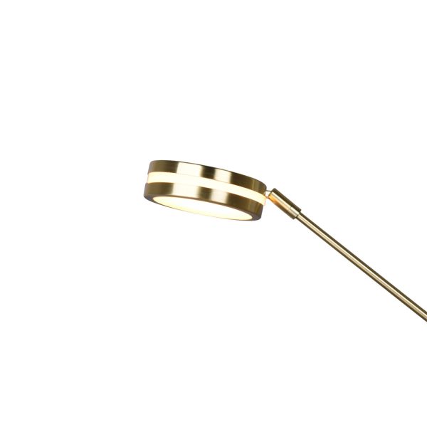 Vloerlamp Trio Leuchten Franklin messing - Image 2