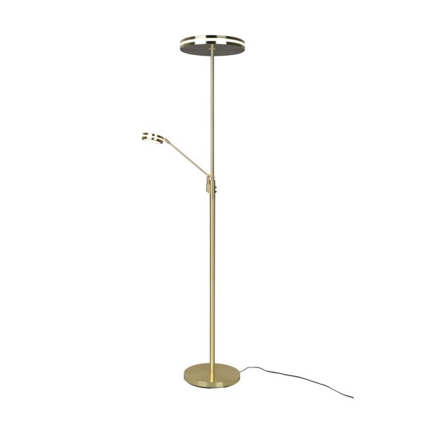 Vloerlamp Trio Leuchten Franklin messing - Image 3