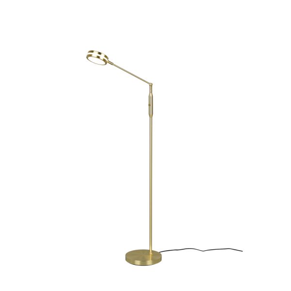 Vloerlamp Trio Leuchten Franklin messing - Image 3