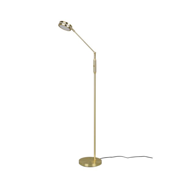Vloerlamp Trio Leuchten Franklin messing - Image 5