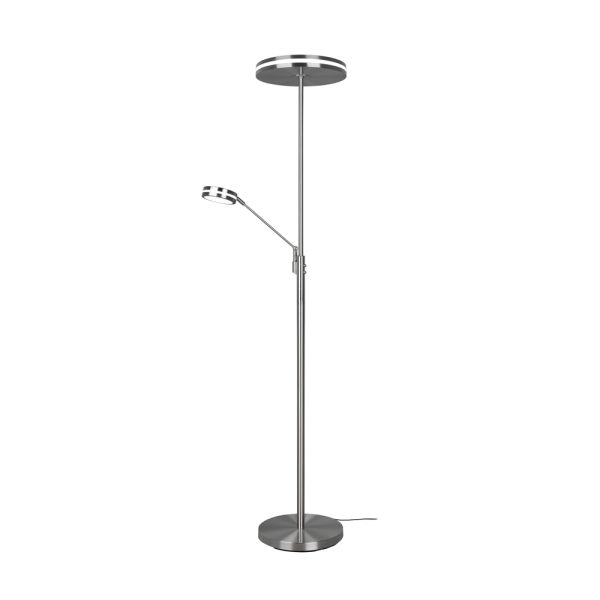 Vloerlamp Trio Leuchten Franklin nikkel - Image 3