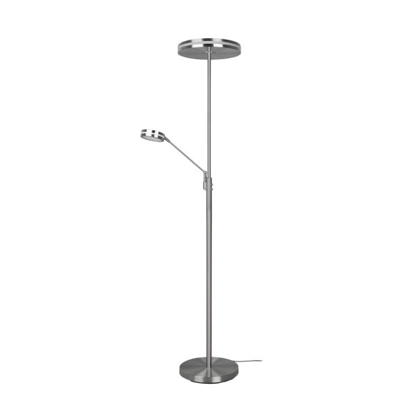 Vloerlamp Trio Leuchten Franklin nikkel - Image 5